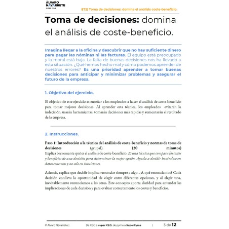 Toma de decisiones: domina el análisis de costo-beneficio