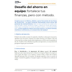 Desafío del ahorro: mejora tus finanzas con método ahorrando en equipo