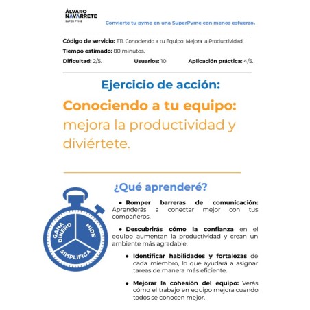 Conociendo a tu equipo: mejora la productividad y diviértete