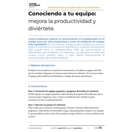 Conociendo a tu equipo: mejora la productividad y diviértete
