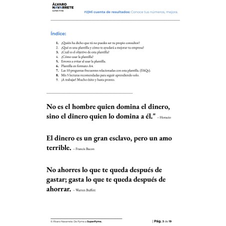 Mi cuenta de resultados: conoce tus números, mejora tus decisiones, vive mejor