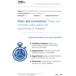 Plan del trimestre: Traza un rumbo claro para los próximos 3 meses