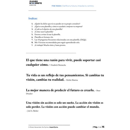 Mi visión personal: Clarifica tu futuro, impulsa tu camino