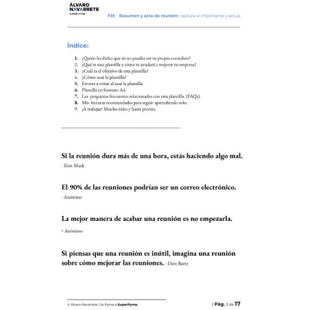 Resumen y acta de una reunión: captura lo importante y actúa