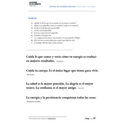 Plan de comidas semanal: Come bien, ten más energía, vive mejor