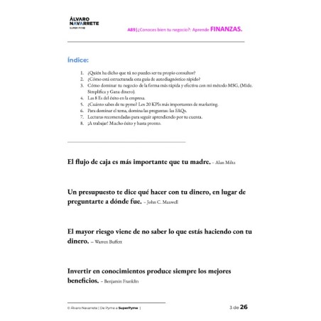 Aprende de FINANZAS con 20 KPIs y conviértete en un experto