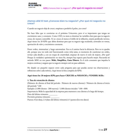 Multiplica tus ventas con la regla del 80/20: los 20 KPIs clave