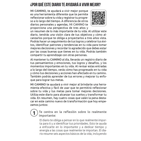 Camino a tu libertad financiera: Diario personal de 3 años de tu vida