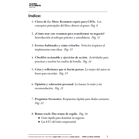 La Meta: Un proceso de mejora continua de Eliyahu M. Goldratt