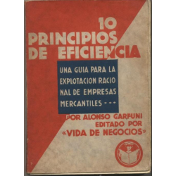 10 principios de eficiencia empresarial por Alonso Garfuni