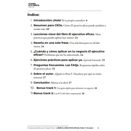 El ejecutivo eficaz por Peter Drucker