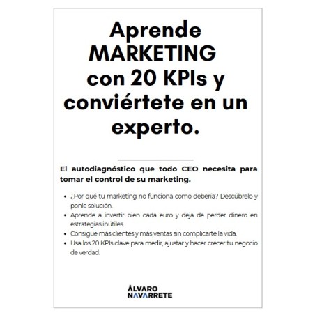 Aprende MARKETING con 20 KPIs y conviértete en un experto